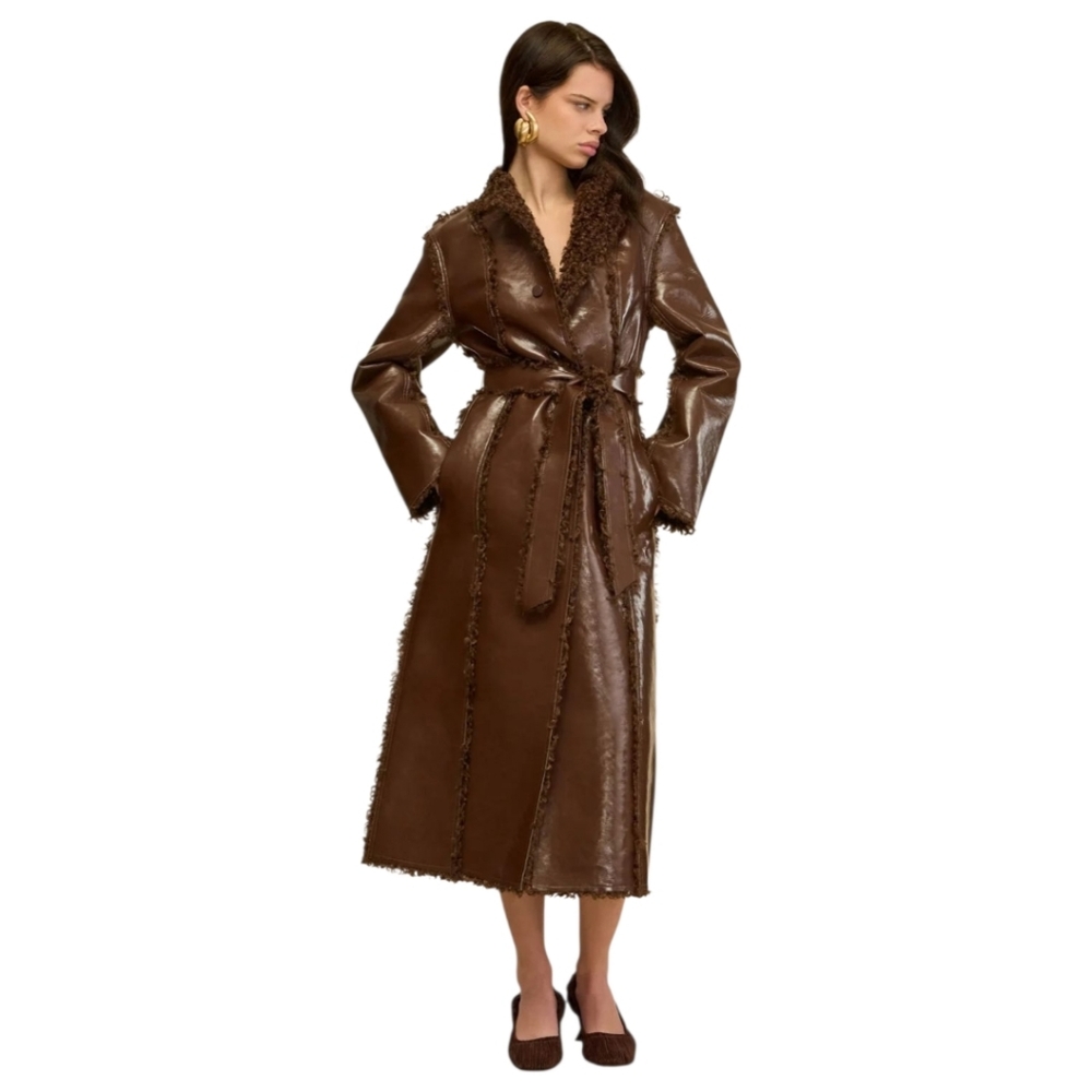 $1198 CULT GAIA Reversible Tili Coat XS - Picture 2 of 14